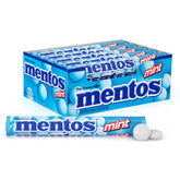 Mentos Chewy Mint roll-pack on the go for fresh breath.