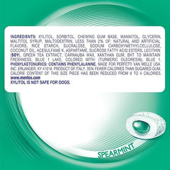 Winter edition gum pieces emphasize sugar-free, refreshing flavor