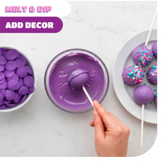 Ideal for drizzling and piping to create clean lines on Easter treats.