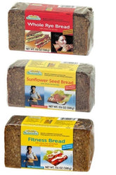 Mestemacher Fitness Bread loaf, ideal for hearty fiber breakfasts.