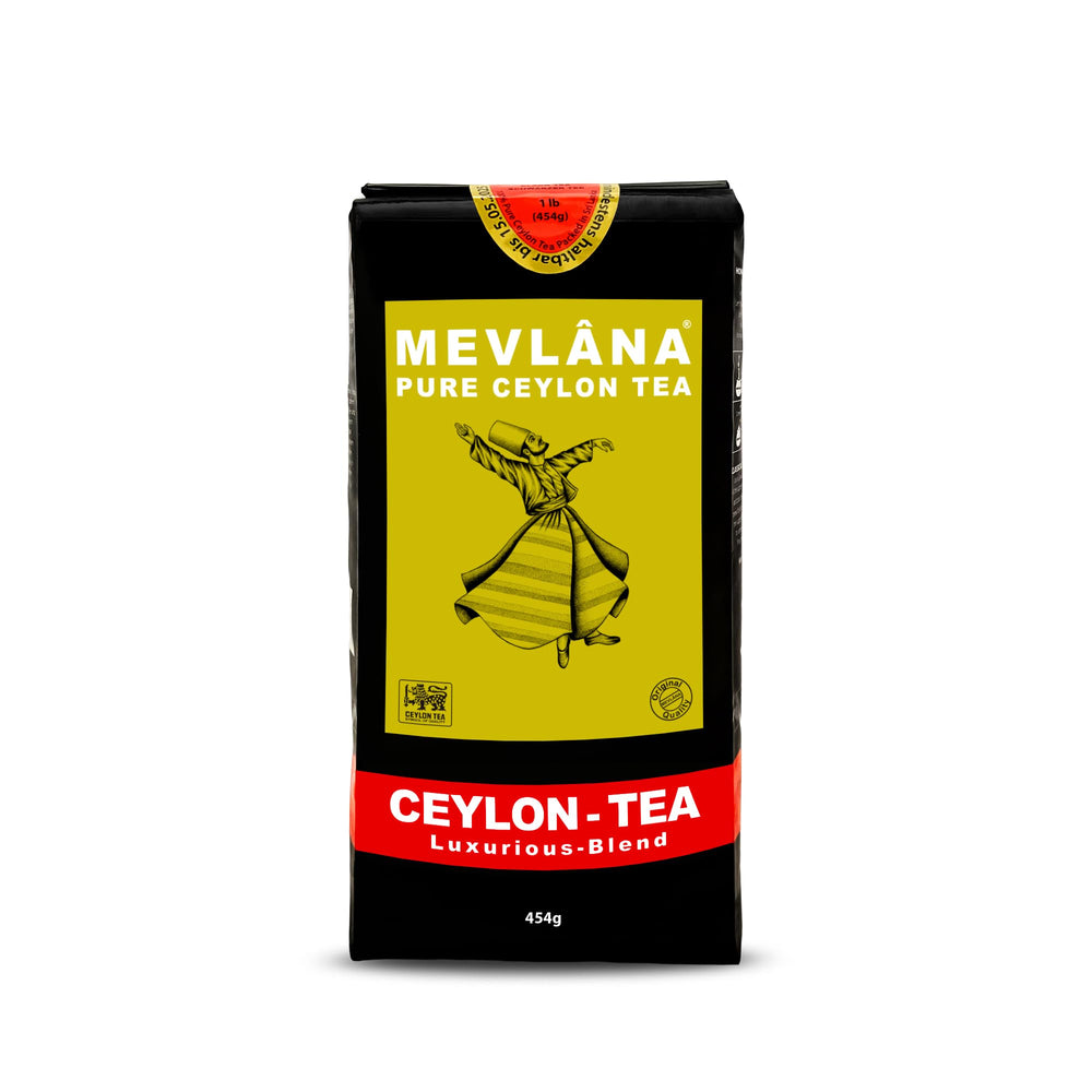 MEVLÂNA Pure Ceylon loose-leaf tea — high-altitude freshness for bright, smooth cups.