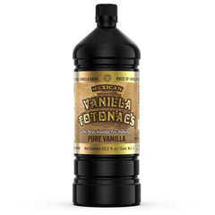 Mexican Vanilla Totonacs bottle of pure vanilla extract enhances rich flavor in desserts.