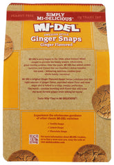 Mi-Del Ginger Snaps paired with tea time for a cozy break.