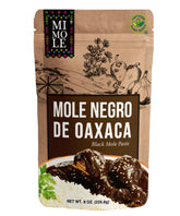 Mi Mole Oaxacan Mole Negro 8oz bottle ready to flavor meals.