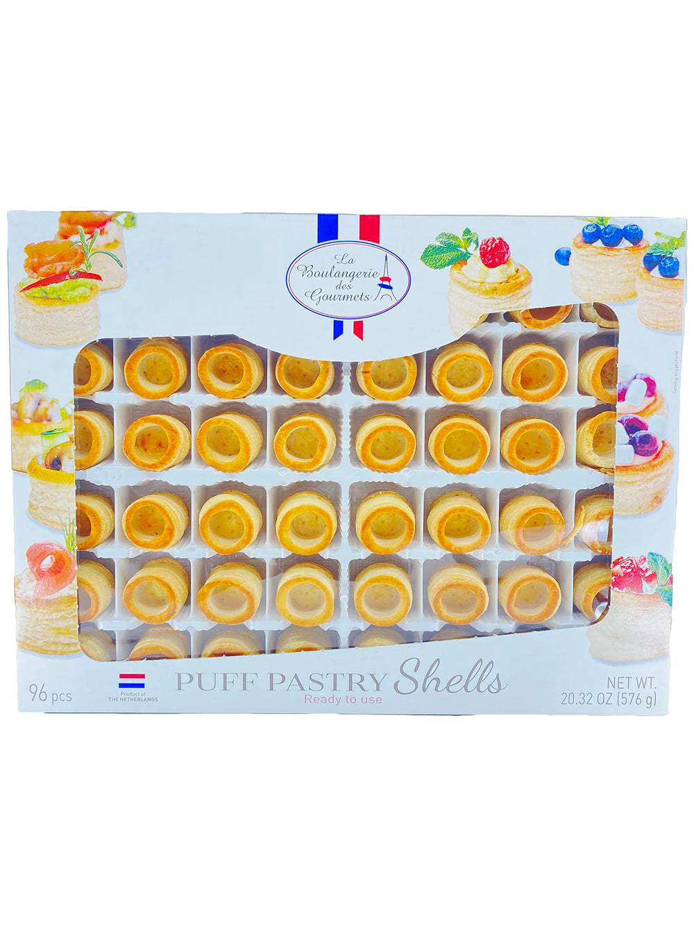 MIALO puff pastry shells ready to use, perfect for quick appetizers
