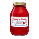 Michaels Of Brooklyn Marinara bottle front—premium sauce ready for weeknight pasta.