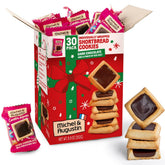 Michel et Augustin Christmas cookies dark chocolate squares, perfect for gifting