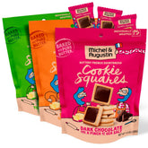 Michel et Augustin dark chocolate sea salt cookies—premium bite for a flavorful treat.