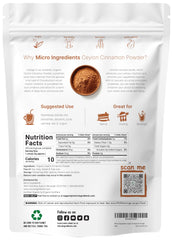 Micro Ingredients Ceylon cinnamon powder bulk bag close-up showing texture