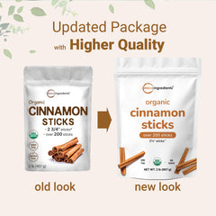 Micro Ingredients cinnamon sticks for tea infusion, delivering warm aroma and robust flavor.