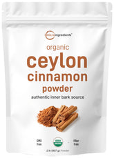 Micro Ingredients organic Ceylon cinnamon powder 2lb bulk bag with rich aroma for baking