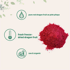 Micro Ingredients Dragon Fruit Powder in a shake shows vibrant pink color.