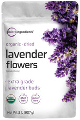 Micro Ingredients organic dried lavender flowers from France for culinary and aroma use