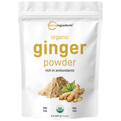 Micro Ingredients Organic Ginger Powder 2lb bulk for cooking and baking.