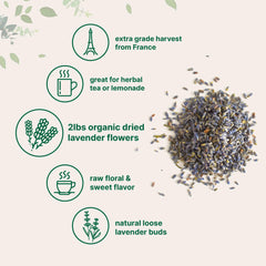 Micro Ingredients tea infusion with dried lavender for floral notes