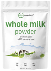 Micro Ingredients whole milk powder canister for rich baking and creamy sauces