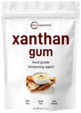 Micro Ingredients Xanthan Gum Powder 2lb bag for gluten-free baking and thickening