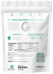 Micro Ingredients Xylitol measuring scoop ensures precise portions for consistent results