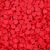 MIDDLE BUBBLE Red Heart Sprinkles on cookies brighten celebrations
