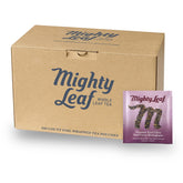 Mighty Leaf Earl Grey tea pouches deliver fragrant, full-bodied brew.