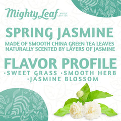 Mighty Leaf USDA Organic certification signals a pure, dairy-free tea experience.