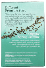 Mighty Leaf compostable tea pouches demonstrate eco-friendly packaging.