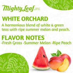 Mighty Leaf fruit-forward blend with melon and tropical fruits