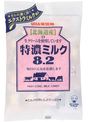 Mikakuto Tokuno Milk 8.2 Candy pack on display, Japan origin