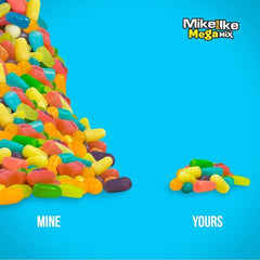 MIKE AND IKE Mega Mix resealable bag keeps candy fresh between movie nights.