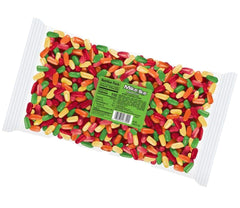 Mike & Ike Original lemon flavor closeup highlights tangy brightness.