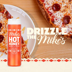 Barbecue finishing with Mike's Hot Honey for subtle spice and shine