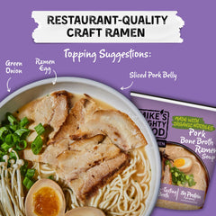 Mike's Mighty Good 8g protein ramen cup for a balanced meal