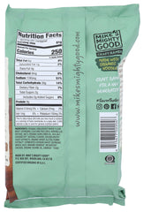 Mike's Mighty Good ramen miso pillow pack label highlights authentic flavor in a single-serve format.