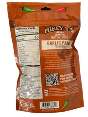 Close-up of Mikey V's Gator Toes showing crispy bites and garlicky parmesan flavor