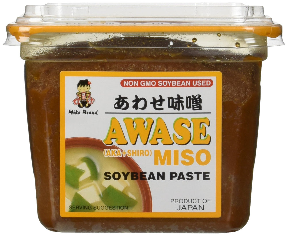 MIKO Awase Miso 500g jar with rich soybean paste for soups and sauces
