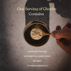 Mikuna chocho superfood powder bowl image—ancient lupin source rich in nutrients