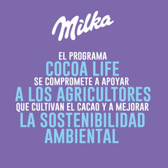 Milka White Chocolate 90g melted swirl highlights smooth mouthfeel for easy indulgence.