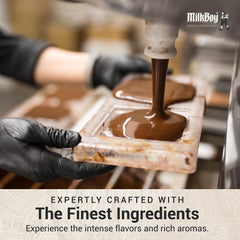 MilkBoy Finest 72% Cocoa Dark Bar: rich cacao for bold tasting