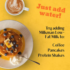 Milkman dry milk packet pancake mix visual ideal for easy breakfasts.