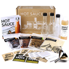 Millhouse Spice Co deluxe hot sauce kit box, ready for gifting and use.