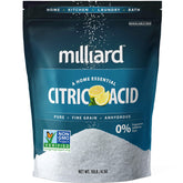Milliard Citric Acid 10lb bag, versatile for flavoring and preservation.