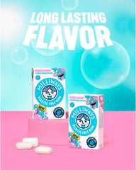 Milliways Bubblemint natural fruit and mint blend delivers nostalgic flavor.