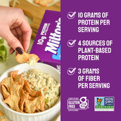 Milton's Craft Bakers Protein Crackers gluten-free Non-GMO status supports informed choices.
