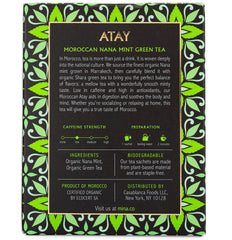 Mina Atay Nana Mint leaves close-up highlighting fresh aroma.