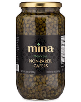 Mina Capers Non Pareil emerald pearls in jar add briny tang to dishes