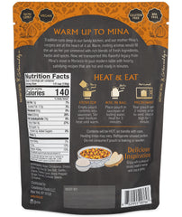 Mina Hummus Moroccan Chickpea Stew microwavable cup heats quickly
