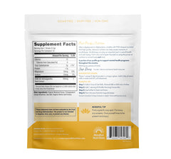 Mindful Morning ashwagandha-magnesium-blend-powder blends into cocoa for calm mood support.