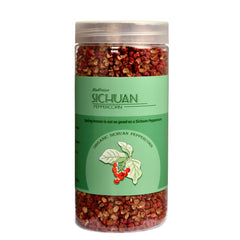 MindPetizer Szechuan peppercorns whole 6oz in jar highlighting authentic Sichuan flavor