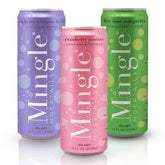 Mingle Mocktails Cranberry Cosmo pack can, a refreshing alcohol-free option for gatherings.