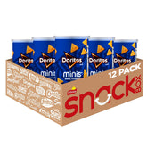 Minis Doritos Cool Ranch canister front view for portable snacking